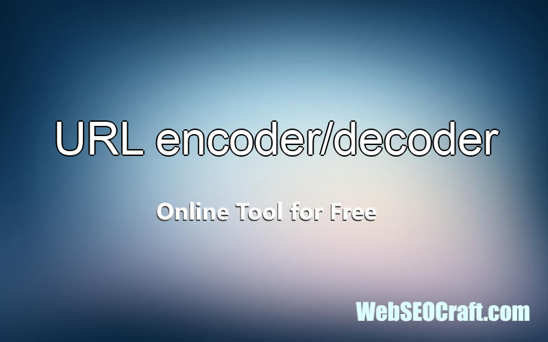 URL encoder/decoder