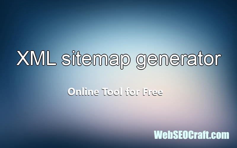 XML sitemap generator