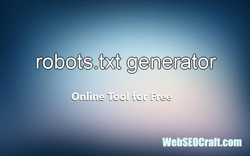 robots.txt generator